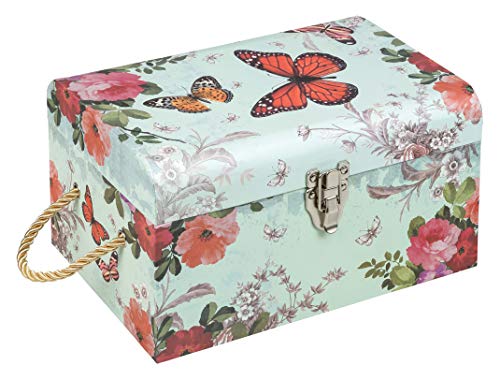 Idena 031423 Hope - Maletín de Regalo (31 x 20 x 17 cm), diseño de Mariposa, Caja de Almacenamiento, Caja de Fotos, baúl de Regalo