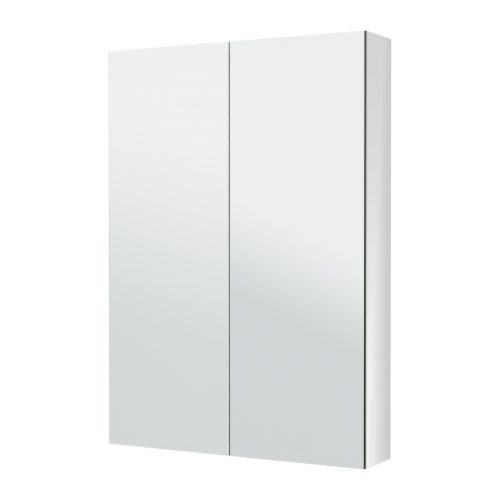IKEA Godmorgon - Armario con espejo y dos puertas (80 x 14 x 96 cm)