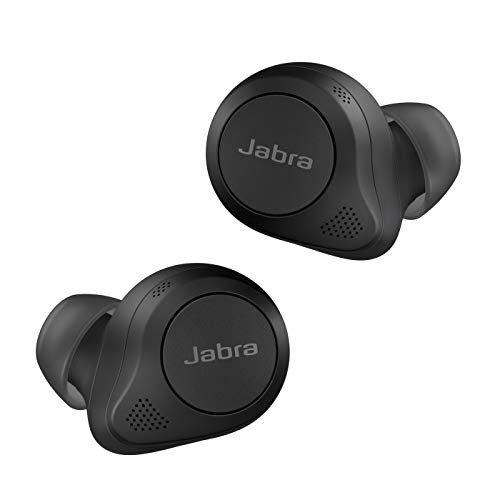 Jabra Elite 85t - Auriculares Inalámbricos True Wireless con cancelación Activa de Ruido, batería de Larga duración y potentes Altavoces - Estuche de Carga inalámbrica - Negro