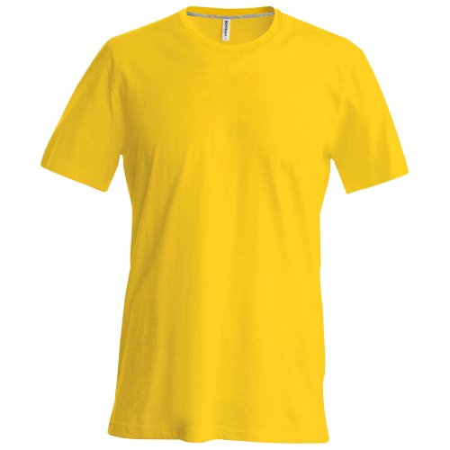 Kariban - Camiseta Básica entallada con cuello redondo de manga corta - 100% algodón primera calidad extra suave