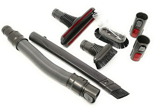 Kit de accesorios de limpieza para coche y hogar, con adaptador compatible con aspiradoras Dyson (kit de coche con manguera)