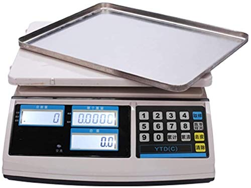 LBWARMB Báscula electrónica de cocina de alta precisión electrónica de conteo balanza de pesaje industrial comercial precisa con pantalla LCD función de tara (tamaño: 3 kg/0,1 g)
