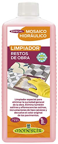 Limpiador Restos Obra, Especial Mosaico Hidráulico 1L MONESTIR
