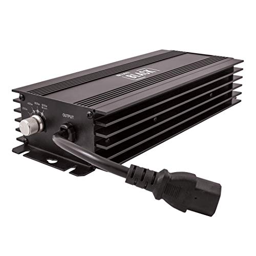 LUMii Black 600W Electronic Ballast-EU Plug Negro Adaptador e inversor de Corriente