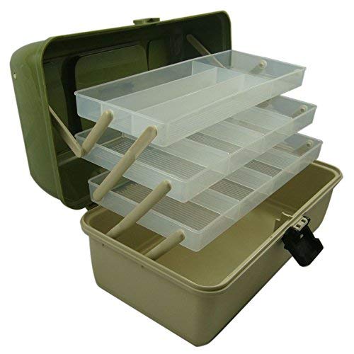 Lunar Box, Caja de pescadería, 3 bandejas con Compartimentos divisorios Ajustables