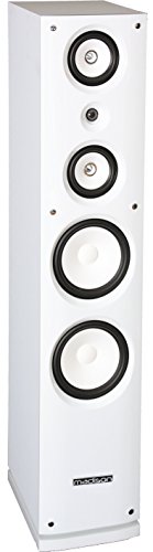Madison MAD-858F-WH - Altavoz Hi-Fi de 180 W, color blanco