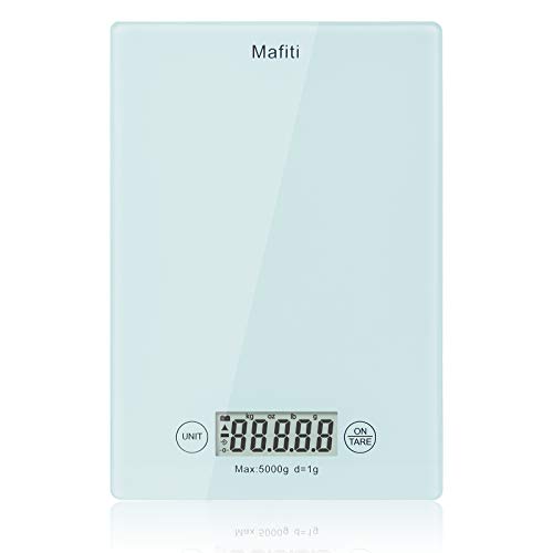 Mafiti MK100 Báscula de cocina,Báscula digital en gramos ideal para pesar alimentos de recetas