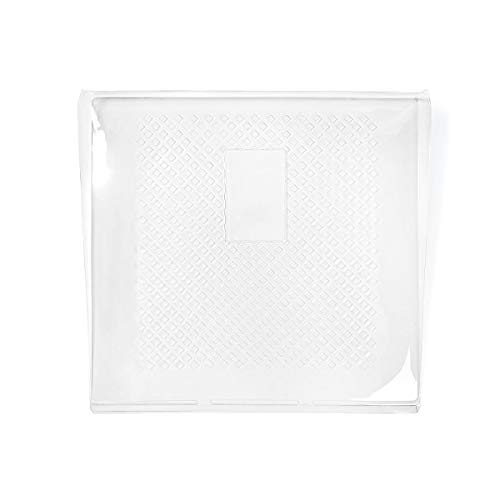 NEDIS Bandeja de Goteo para Nevera/Congelador Bandeja de Goteo | Frigorífico/Congelador | 55 cm | Transparente Blanco 53 cm