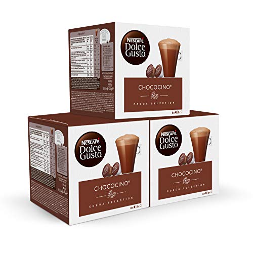 Nescafé DOLCE GUSTO Cacao CHOCOCINO - Pack de 3 x 16 cápsulas - Total: 48 Cápsulas