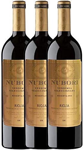 Nubori Vendimia Seleccionada Reserva D.O.Ca. Rioja - 3 Botellas De 750 Ml - Total: 2250 Ml