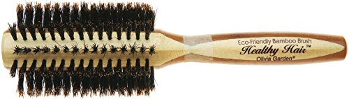 Olivia Garden HH-B30 Healthy Hair - Cepillo redondo, 100 % pelo de jabalí (30 mm)