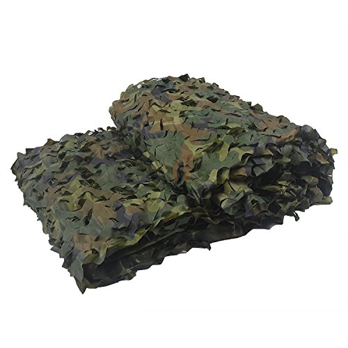 OUMIZHI Camouflage Net Camouflage Camoet Woodland Camo Camo For forest landscape, flame-retardant hunting army outdoor
