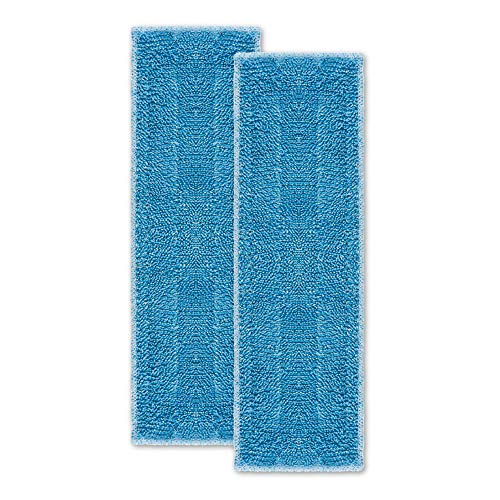 Polti Moppy PAEU0342 Kit de 2 Paños para la Limpieza de Todo Tipo de pavimentos y Superficies Verticales, Gran Poder de absorción, Microfibra, Azul