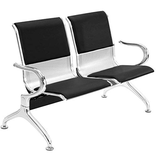 PrimeMatik - Bancada para Sala de Espera con sillas ergonómicas Acolchadas de 2 plazas