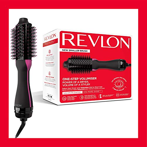 REVLON RVDR5282UKE Salon One-Step Secador y voluminizador de cabello de un paso, para cabello mediano a corto