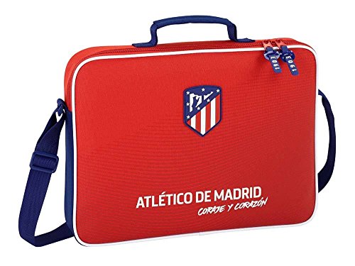 Safta Maletín Atlético De Madrid "Coraje" Oficial Para Ordenador 380x60x280mm