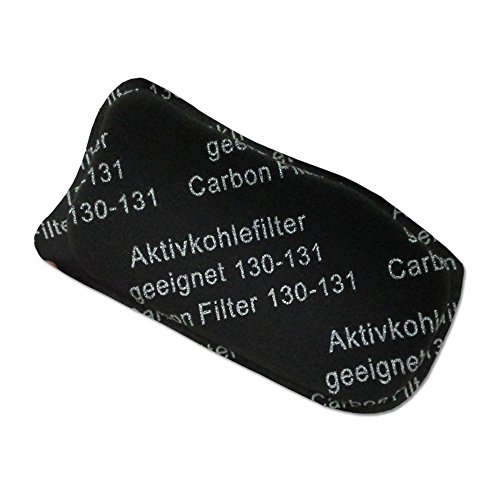 Staubbeutel24 SBKO130 - Filtro de carbón para aspiradoras Vorwerk Kobold 130 131, Color Negro