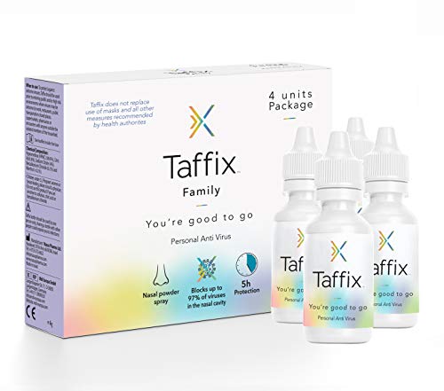 Taffix Spray Nasal, 1000 miligramos, 20 mililitros, Paquete de 4 unidades