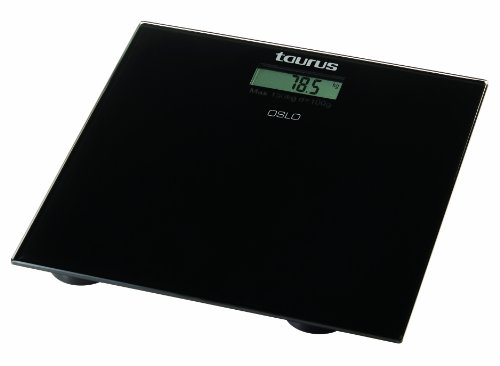 Taurus Oslo, digital, Negro, 300 x 300 x 30 mm, CR2032 - Báscula de cocina