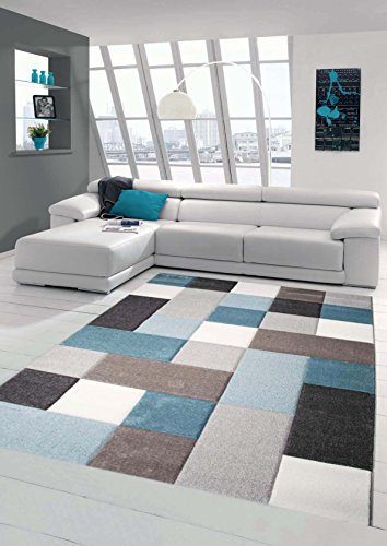 Traum Design Rug Contemporary Rug Living Room Rug Short Pile Rug 80x150 cm Blue, Turquoise