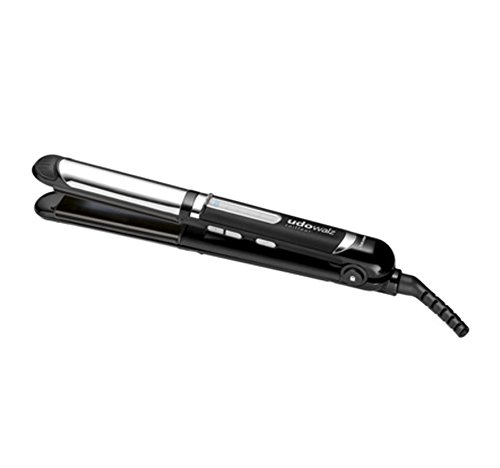 Udo Walz B6 200 - Plancha para el pelo, indicadores LED, placas intercambiables, color negro