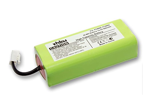 vhbw batería 800mAh (14.4V) para aspiradora Philips Easystar FC8800, FC8800/01, FC8802, FC8802/01, FC8802/02 por NR49AA800P, CRP756/01.