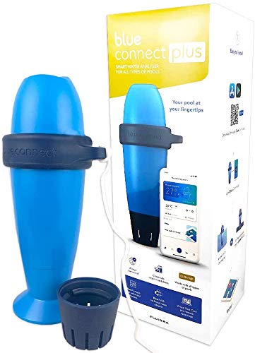 well2wellness® Blue Connect Plus - Analizador de agua inteligente para piscinas con cloro/pH y electrolisis salina