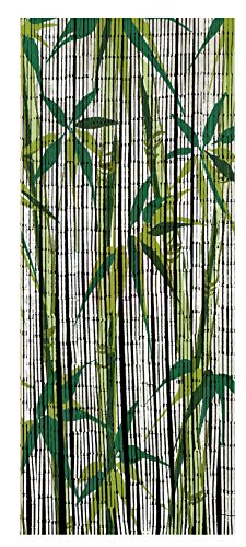 Wenko 819111500 - Cortina de bambú, Puesta del Sol, bambús, Multicolor, 200 x 90 x 0.2 cm
