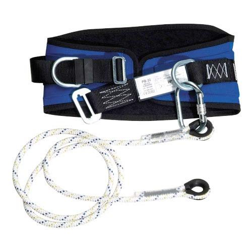 WOLFPACK LINEA PROFESIONAL 15030010 Cinturon Seguridad con Cuerda y Mosquetón