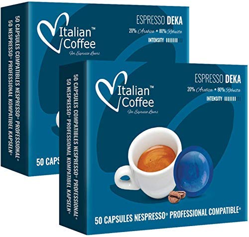 100 Capsulas Nespresso Profesional - Cafe Descafeinado - Capsulas Nespresso Empresas