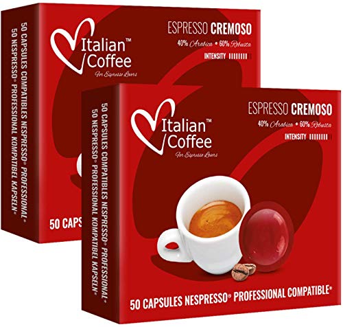 100 Capsulas Nespresso Profesional - Cremoso - Capsulas Nespresso Planas Compatibles