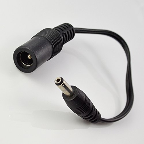 3.5 x 1.3 mm Macho Enchufe A 5.5 x 2.1mm Hembra Adaptador De Enchufe Conector con Cable 18cm
