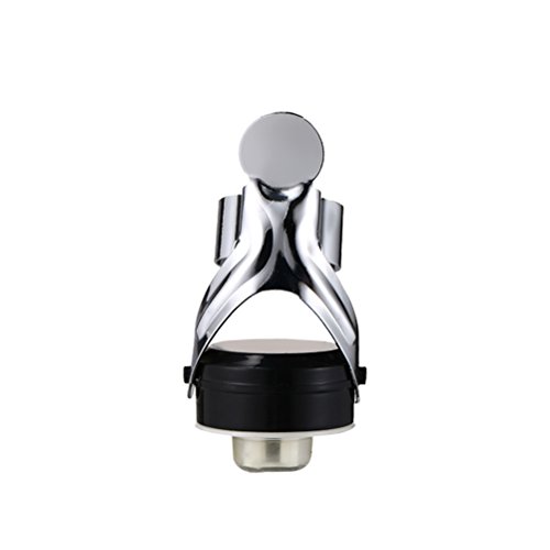 BESTONZON - Tapón de acero inoxidable para botella de champán Cava Prosecco con bomba de presión integrada - 4,9 x 6,5 cm