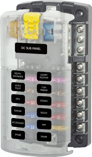 Blue Sea 5026 Fuse Block Screw Term Blade