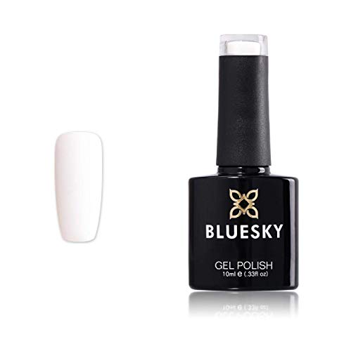 Bluesky 80526 Esmaltes de uñas en gel, Blanco (Studio White), 10 ml