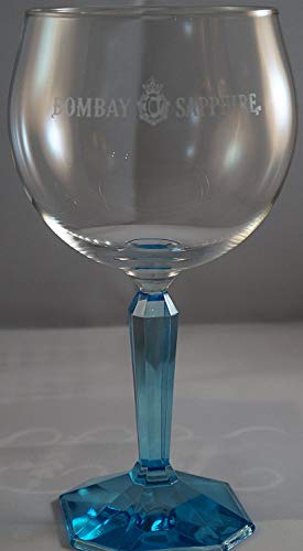 Bombay Sapphire la copa de vino de vidrio frascos de vidrio de cóctel de cristal ginglas
