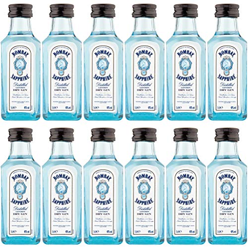 Bombay Sapphire London Dry Gin 5cl Miniature - 12 Pack
