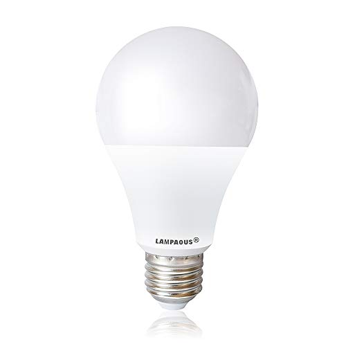 Bombilla LED E27, 15 W, G70, equivalente a bombillas incandescentes 100 W, blanco frío 6000 K, no regulable, 1 unidad.