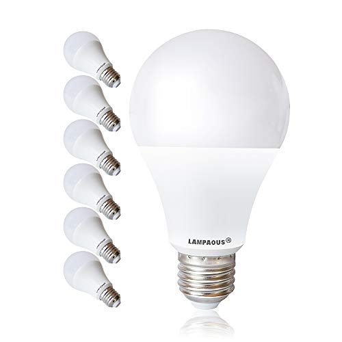 Bombilla LED E27 15W G70 equivalente a bombillas incandescentes 100 W blanco cálido 3000K no regulable, 6 unidades (blanco cálido 3000K)