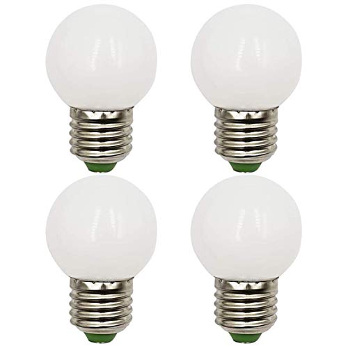 Bombilla LED E27, intensidad regulable, luz blanca cálida, 3000 K, 3 W, equivalente a 20 W, 25 W, 30 W, mini G45, 220 – 240 V, 4 unidades