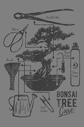 Bonsai Tree Care Bonsai Tools: Notebook Planner - 6x9 inch Daily Planner Journal, To Do List Notebook, Daily Organizer, 114 Pages