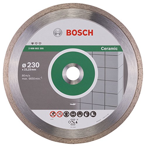 Bosch 2 608 602 205 - Disco tronzador de diamante Standard for Ceramic - 230 x 22,23 x 1,6 x 7 mm (pack de 1)