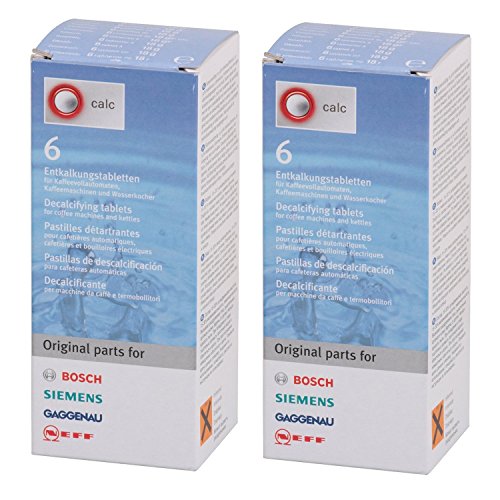 Bosch – Paquete de 12 pastillas descalcificadoras para Bosch original