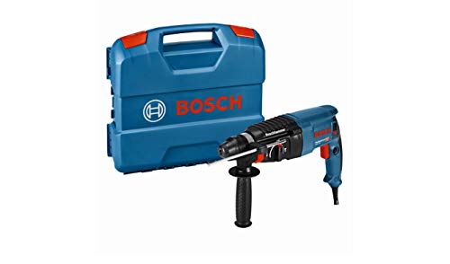 Bosch Professional 06112A3000 Martillo perforador con SDS-plus, 830 W, 230 V, azul y negro, 44.8 x 35.7 x 11.6 cm