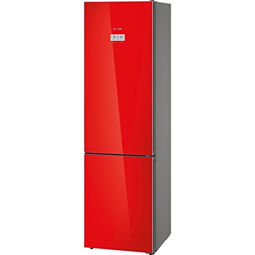 Bosch Serie 8 KGF39SR45 Independiente 343L A+++ Rojo nevera y congelador - Frigorífico (343 L, SN-T, 14 kg/24h, A+++, Compartimiento de zona fresca, Rojo)