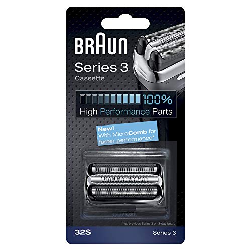 Braun - Combipack 32S - Láminas de recambio + portacuchillas para afeitadoras Nueva Series 3 300/360/380/390cc