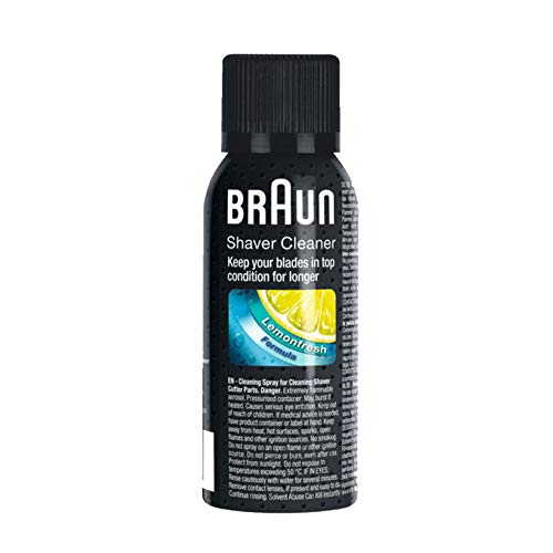 Braun - Loción limpiadora para todas las afeitadoras eléctricas Braun, 100 ML