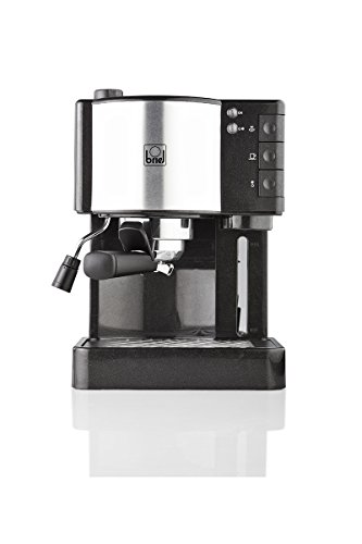 Briel ES35 Cafetera espresso, 1260 W, 1.8 litros, Plástico, Negro