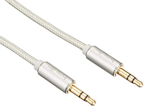 Cable Audio jack3.5mm a 3.5mm Metalizado.