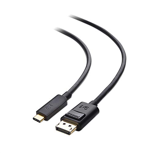 Cable Matters Cable USB C a DisplayPort(Cable USB C a DP/Cable DP a USB C) Compatible con 8K 60Hz Negro 3 m - Puerto Thunderbolt 3 Compatible